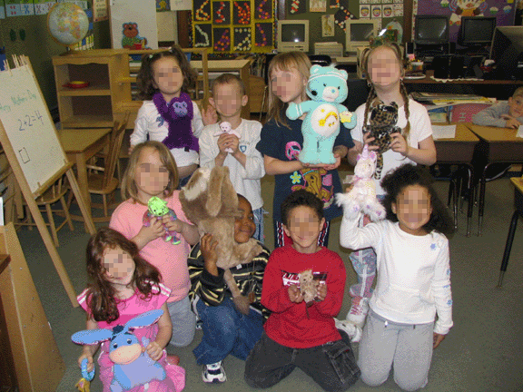 Classroom animals brought for show and tell to sort by body coverings