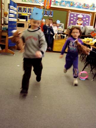 Teddy Bear Relay Race