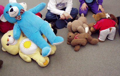 Sorting classroom teddy bears