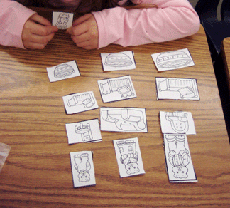 Goldilocks story retelling cards